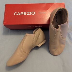Capezio Tan kids Jazz Shoes